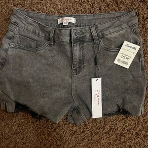Vigoss Women's Charcoal Jean Shorts